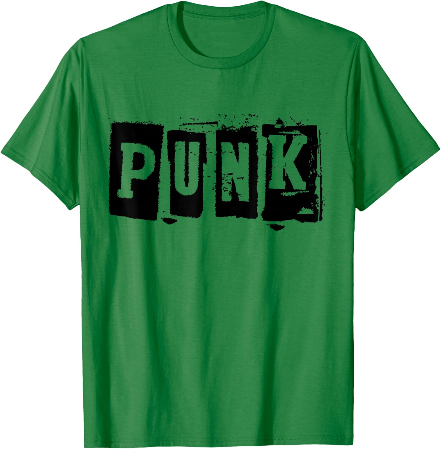 Punk Clothing | Alternative Punk Music Shirt | Punk Rock , White T-Shirt - T-Shirt | Irish Green