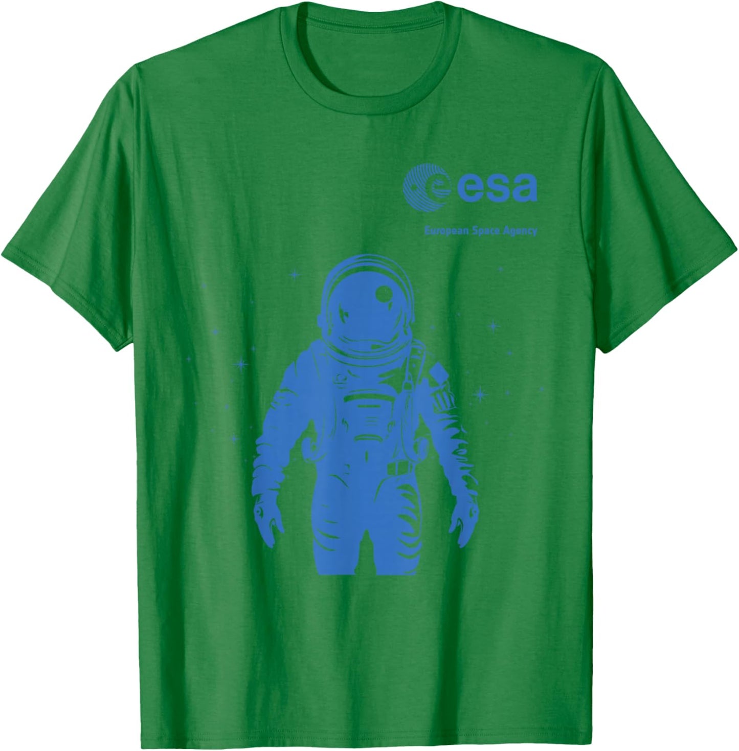 ESA European Space Agency Astronaut , White T-Shirt - T-Shirt | Irish Green
