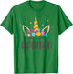 Brother Unicorn Floral Birthday Matching T-Shirt - T-Shirt | Irish Green