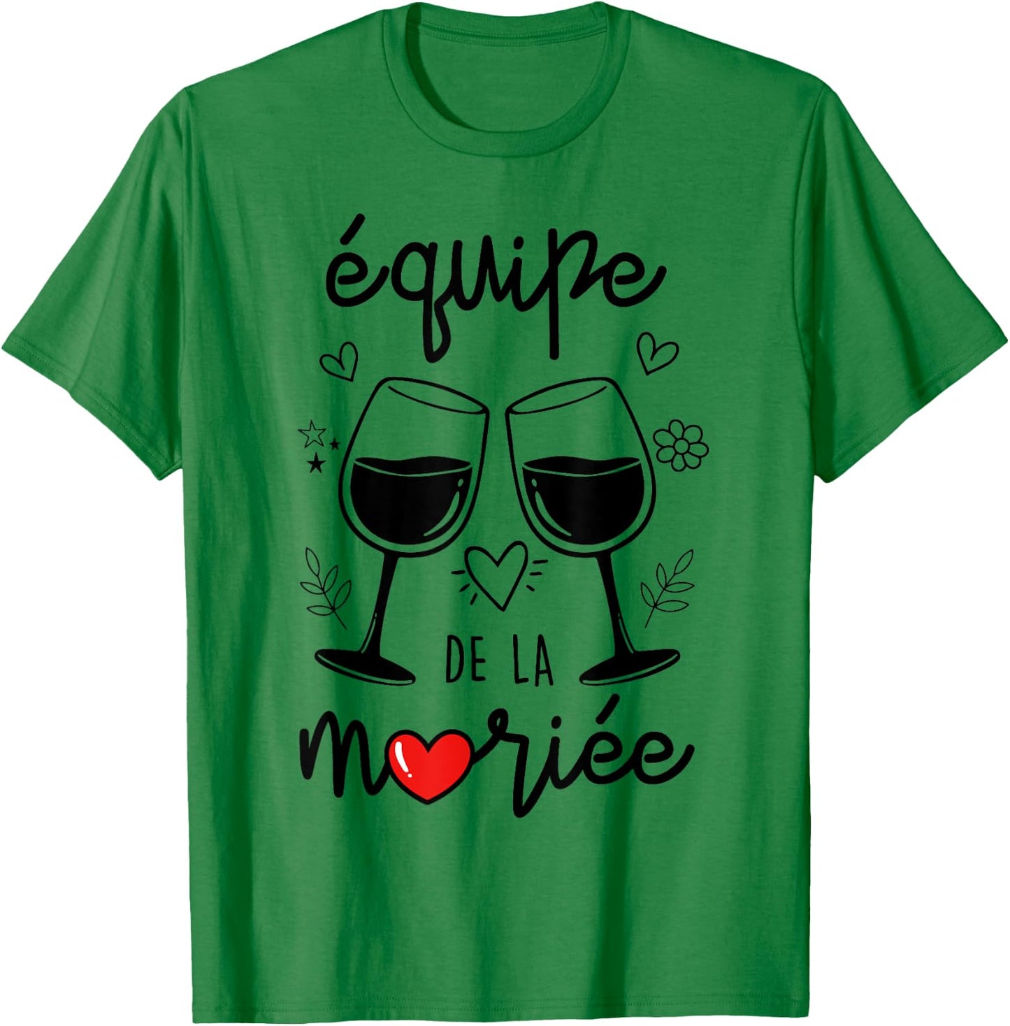 Drôle Femme Team De La Mariée EVJF Future Mariée T-Shirt - T-Shirt | Irish Green