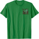 Yellowstone National Park Front and Back T-Shirt - T-Shirt | Irish Green