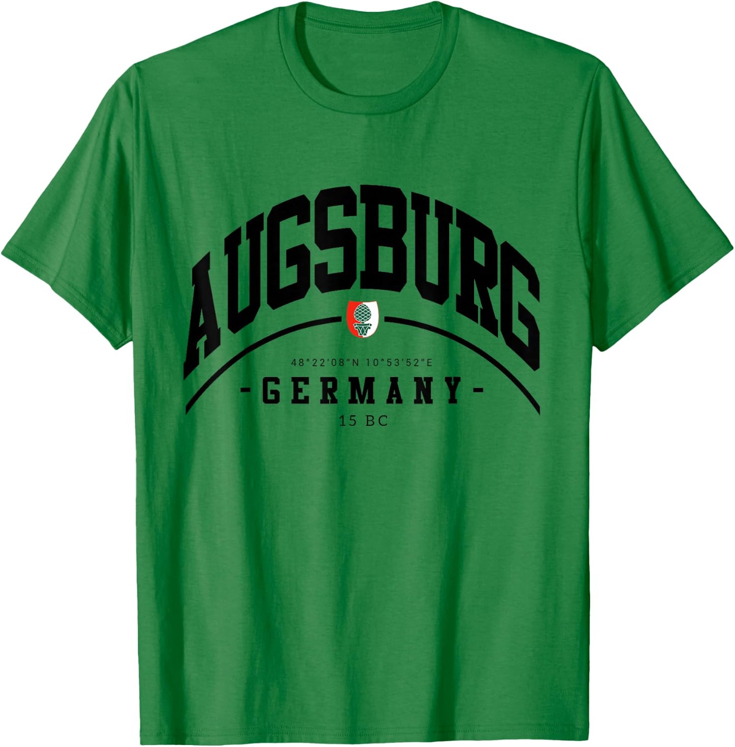 Augsburg Reise nach Augsburg Heimat Deutschland Augsburg T-Shirt - T-Shirt | Irish Green