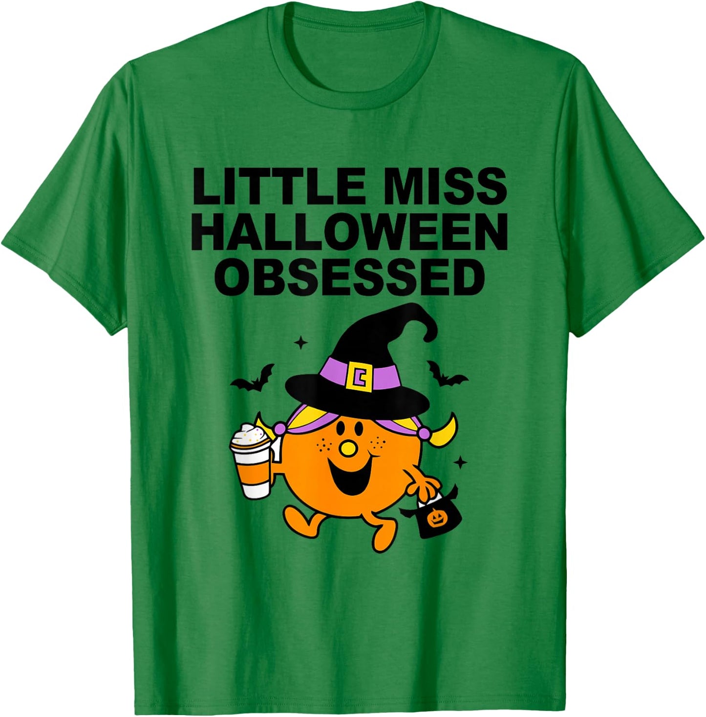 Little miss halloween obsessed Apparel T-Shirt - T-Shirt | Irish Green