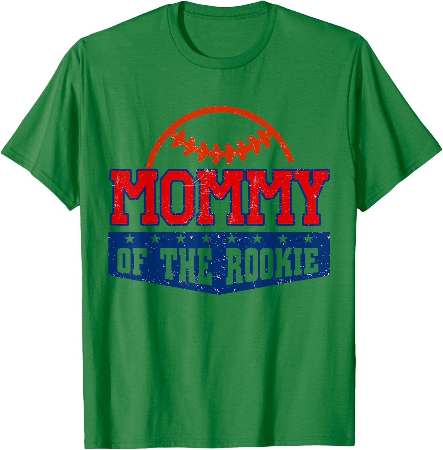 Mommy Of The Rookie Baseball 1st birthday Party Matching T-Shirt - T-Shirt | Irish Green