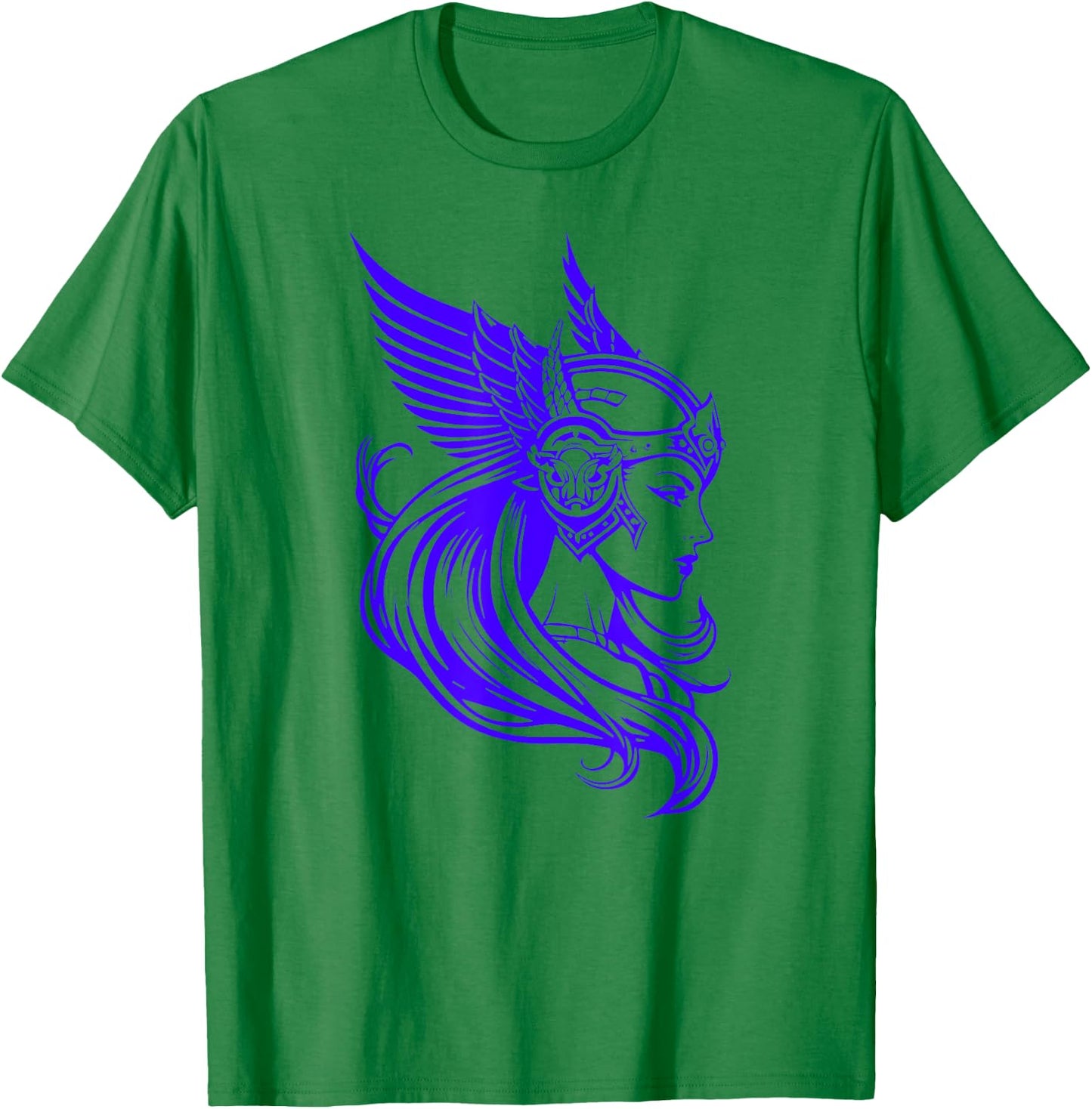 Valkyrie, warrior, Norse, shield maiden, nordic mythology T-Shirt - T-Shirt | Irish Green