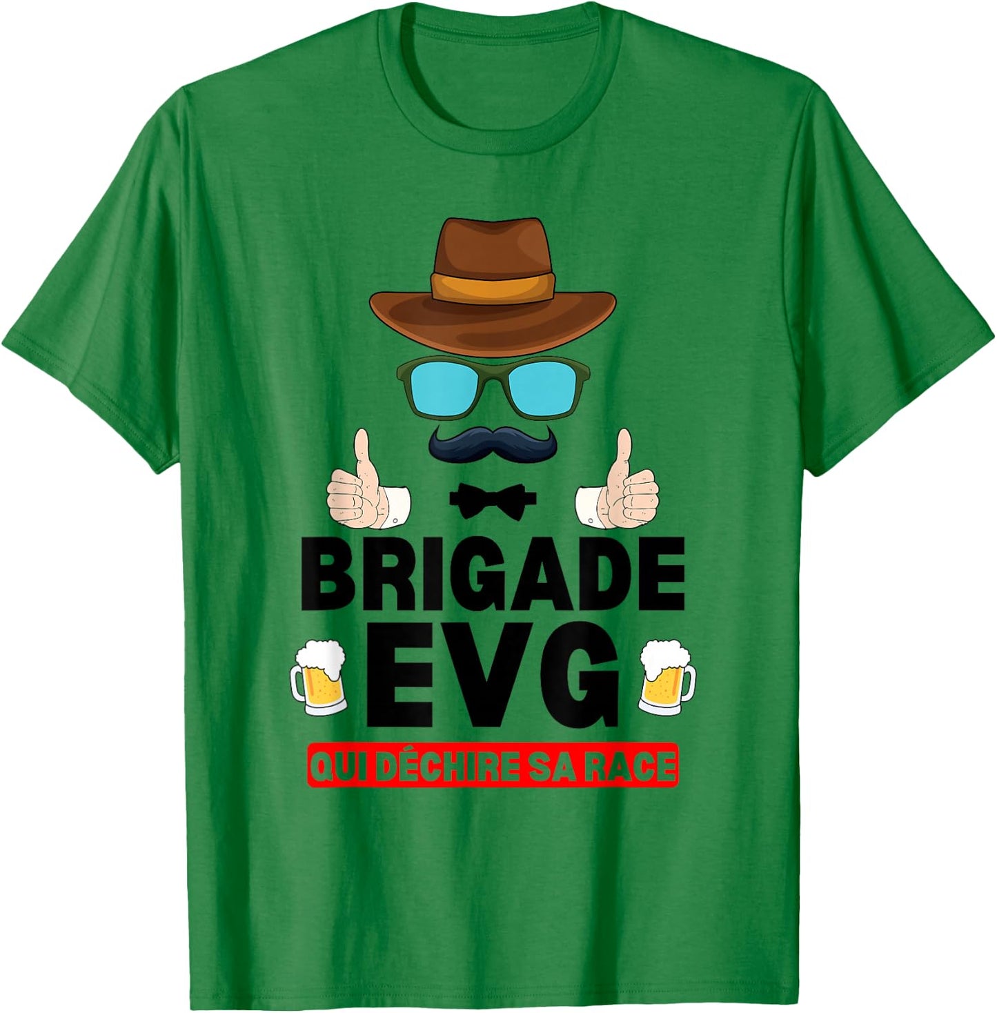 Brigade EVG Who Tears His Race , white, S T-Shirt - T-Shirt | Irish Green