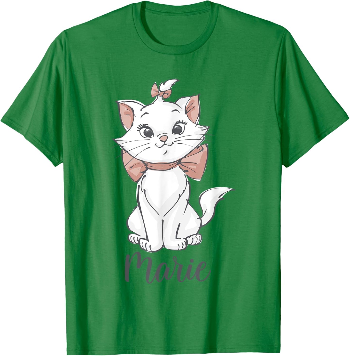 Disney The Aristocats Marie Classic Painting Cute Portrait T-Shirt - T-Shirt | Irish Green