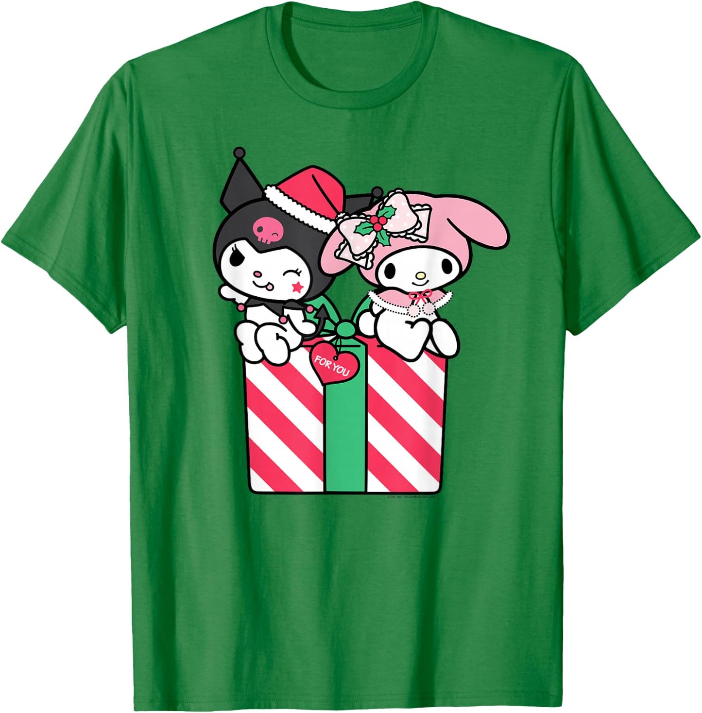 My Melody and Kuromi Shirt T-Shirt - T-Shirt | Irish Green