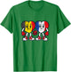 Hearts Of Friendship France And Belgium T-Shirt - T-Shirt | Irish Green