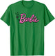 Barbie - Pink Leopard Print Logo T-Shirt - T-Shirt | Irish Green