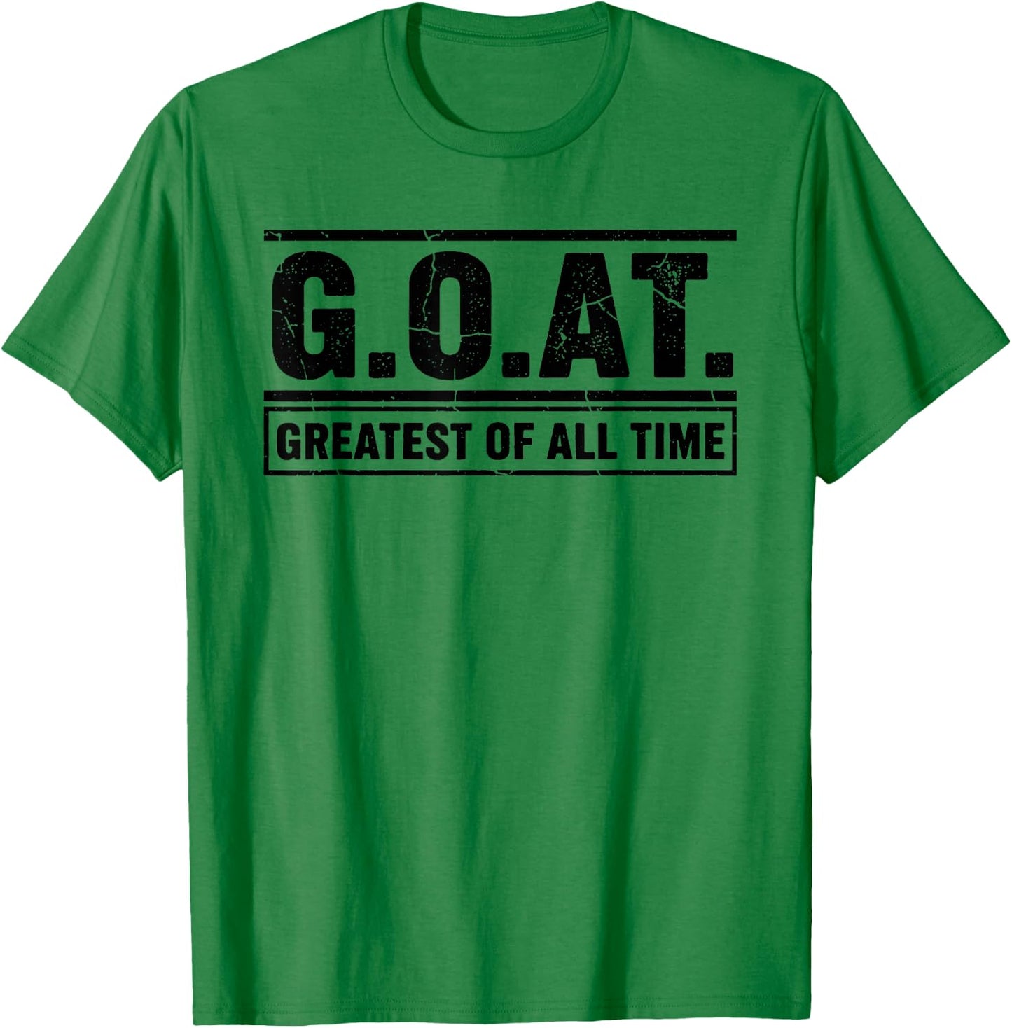 G.O.A.T. Vintage Greatest of All Time T-Shirt - T-Shirt | Irish Green