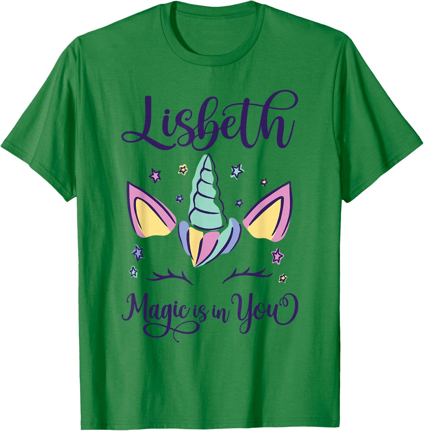 First Name Lisbeth Personalized Lisbeth T-Shirt - T-Shirt | Irish Green