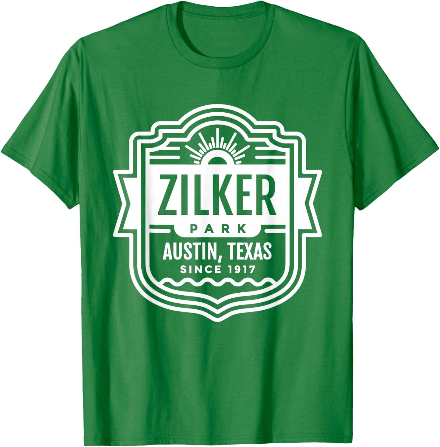 Austin Shirt Texas Zilker Park T-Shirt - T-Shirt | Irish Green