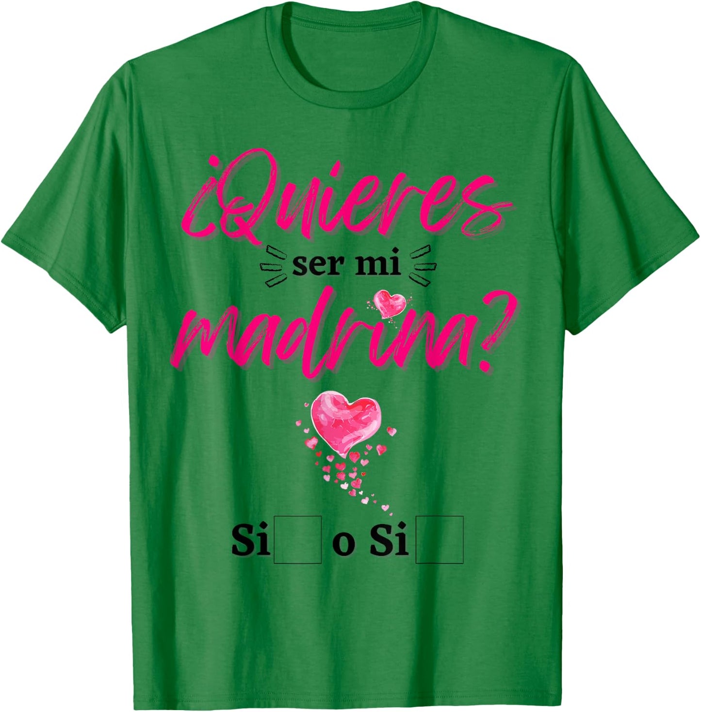 You want to be my godmother baby gifts for godparents and godmothers T-Shirt - T-Shirt | Irish Green