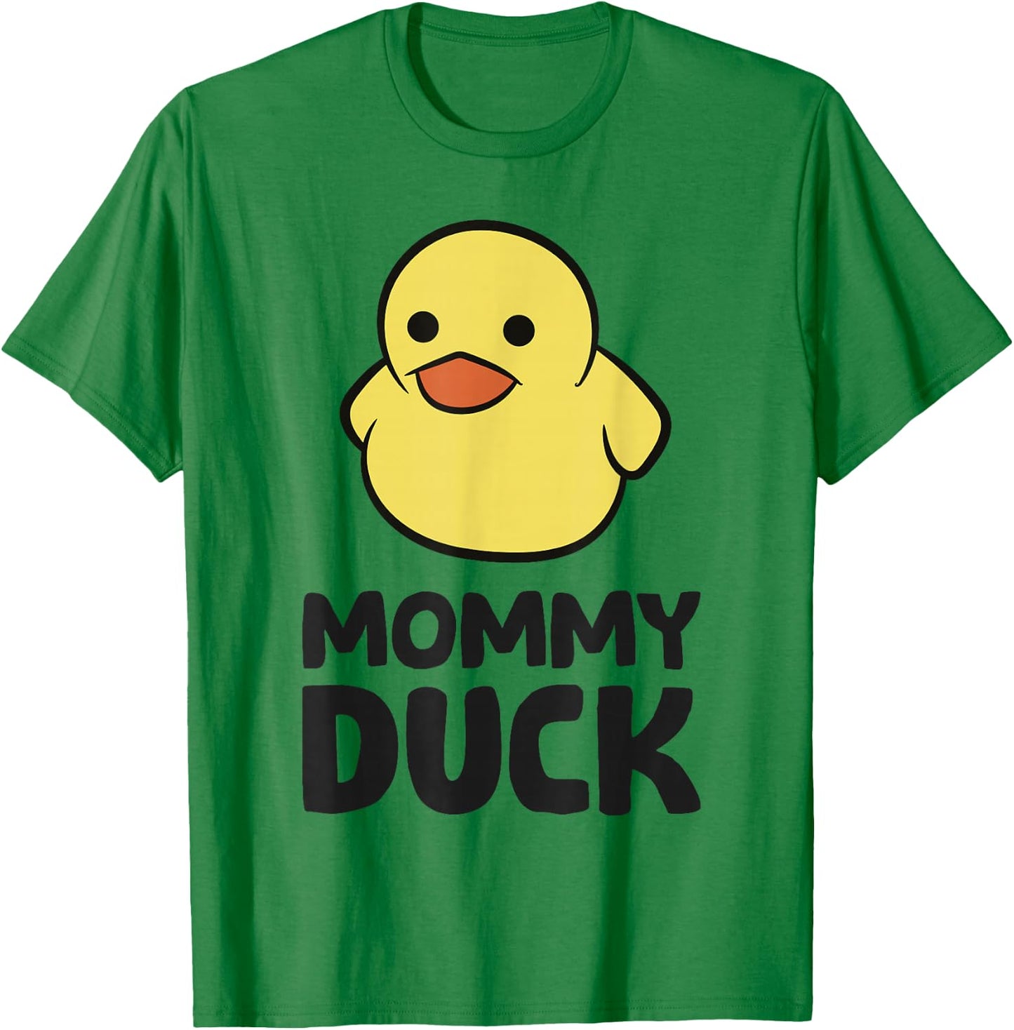 Mommy Duck Rubber Duck Mom T-Shirt - T-Shirt | Irish Green