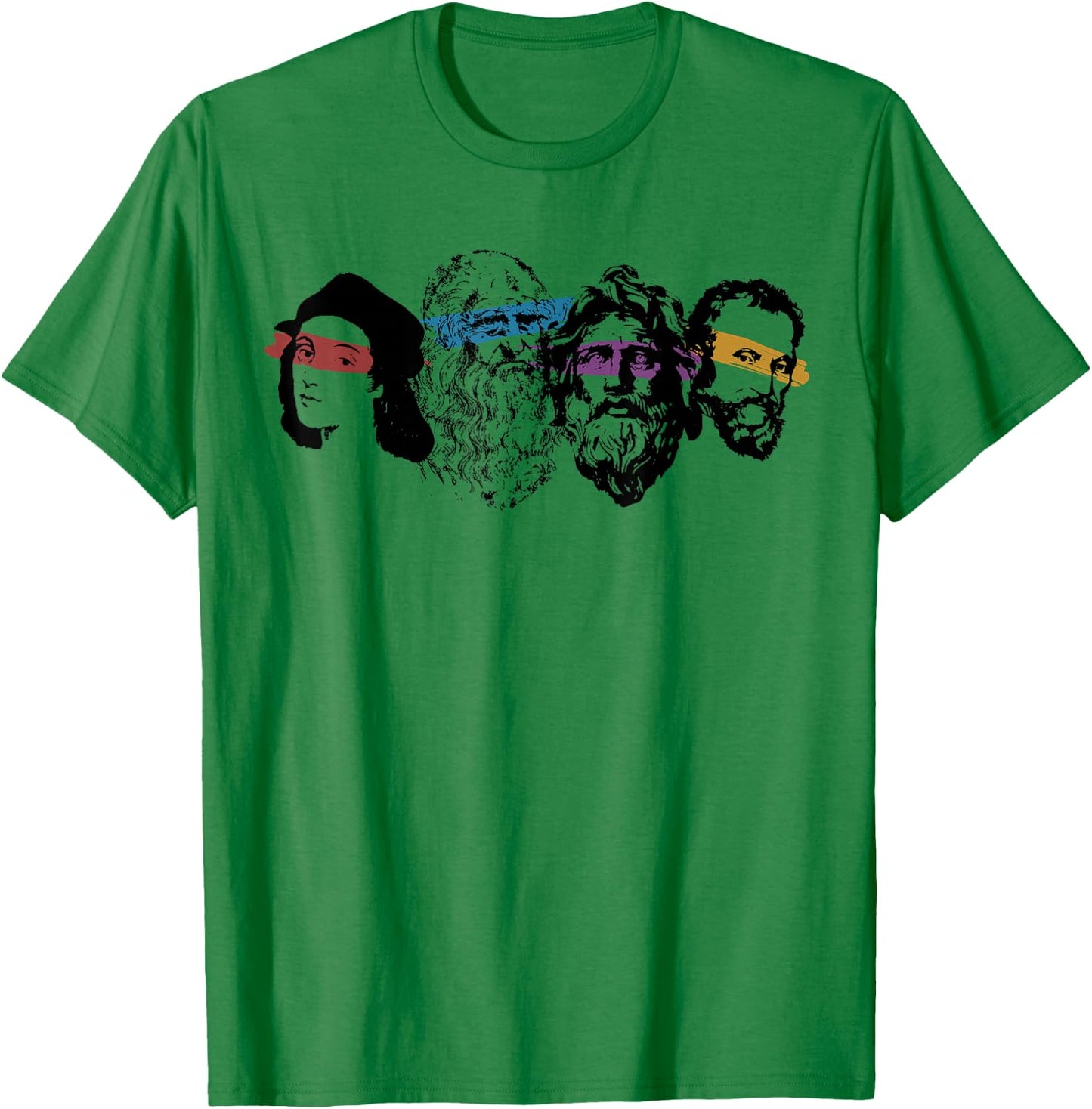 Renaissance-Ninja-Künstler-Shirt zum Zeichnen T-Shirt - T-Shirt | Irish Green