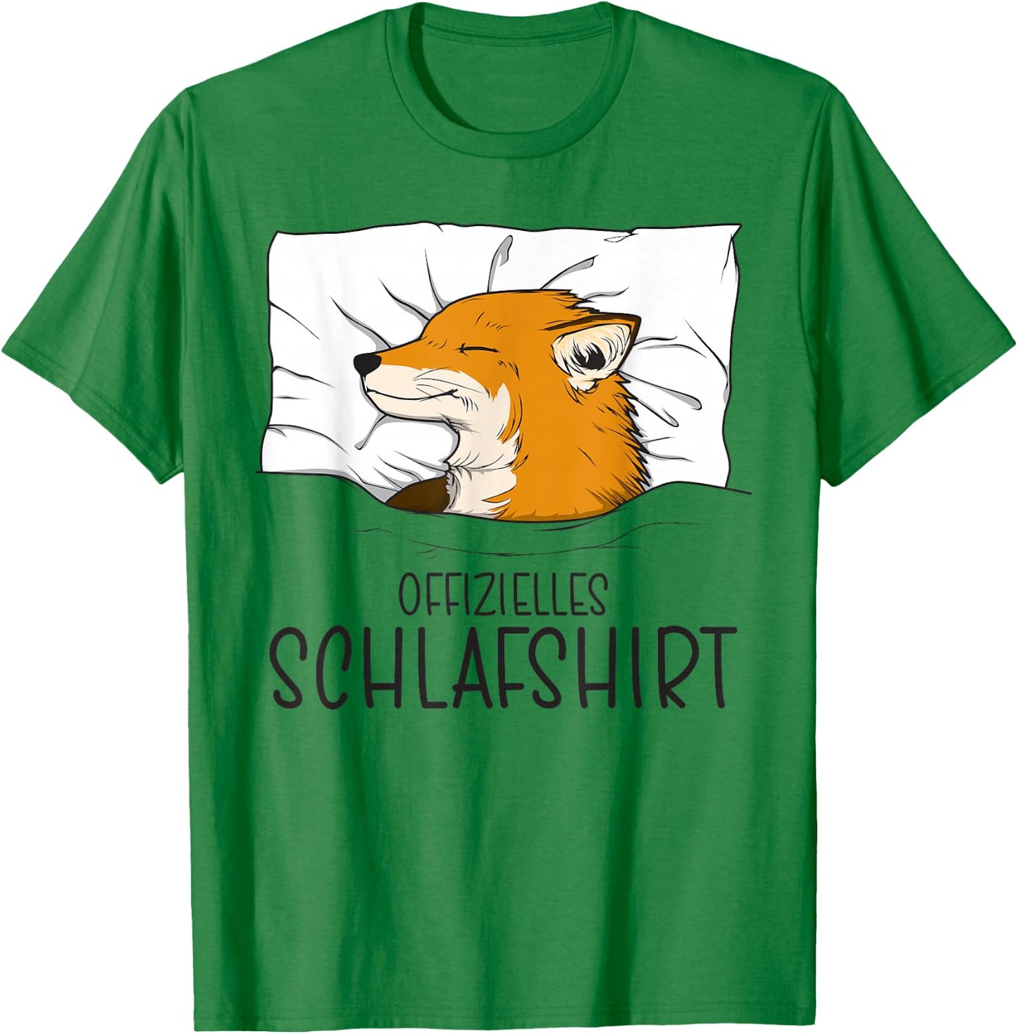 Offizielles Schlafshirt Fuchs, Schlafanzug & Nachthemd Fuchs T-Shirt - T-Shirt | Irish Green