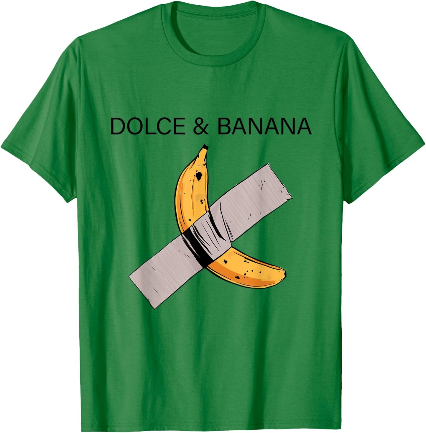 Dolce and Banana, Banana and Duck Tape T-Shirt - T-Shirt | Irish Green