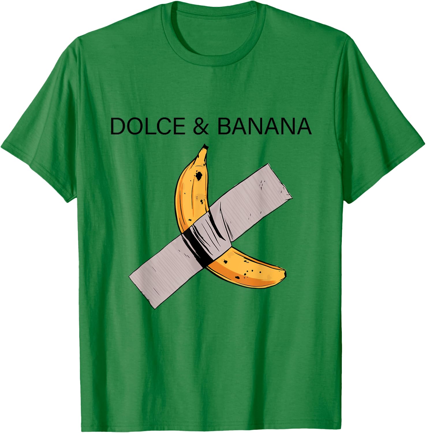 Dolce and Banana, Banana and Duck Tape T-Shirt - T-Shirt | Irish Green
