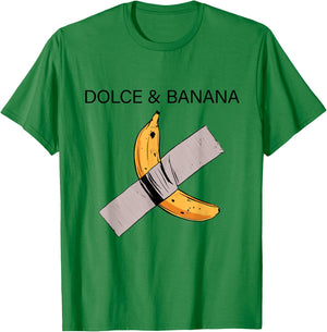 Dolce and Banana, Banana and Duck Tape T-Shirt - T-Shirt | Irish Green