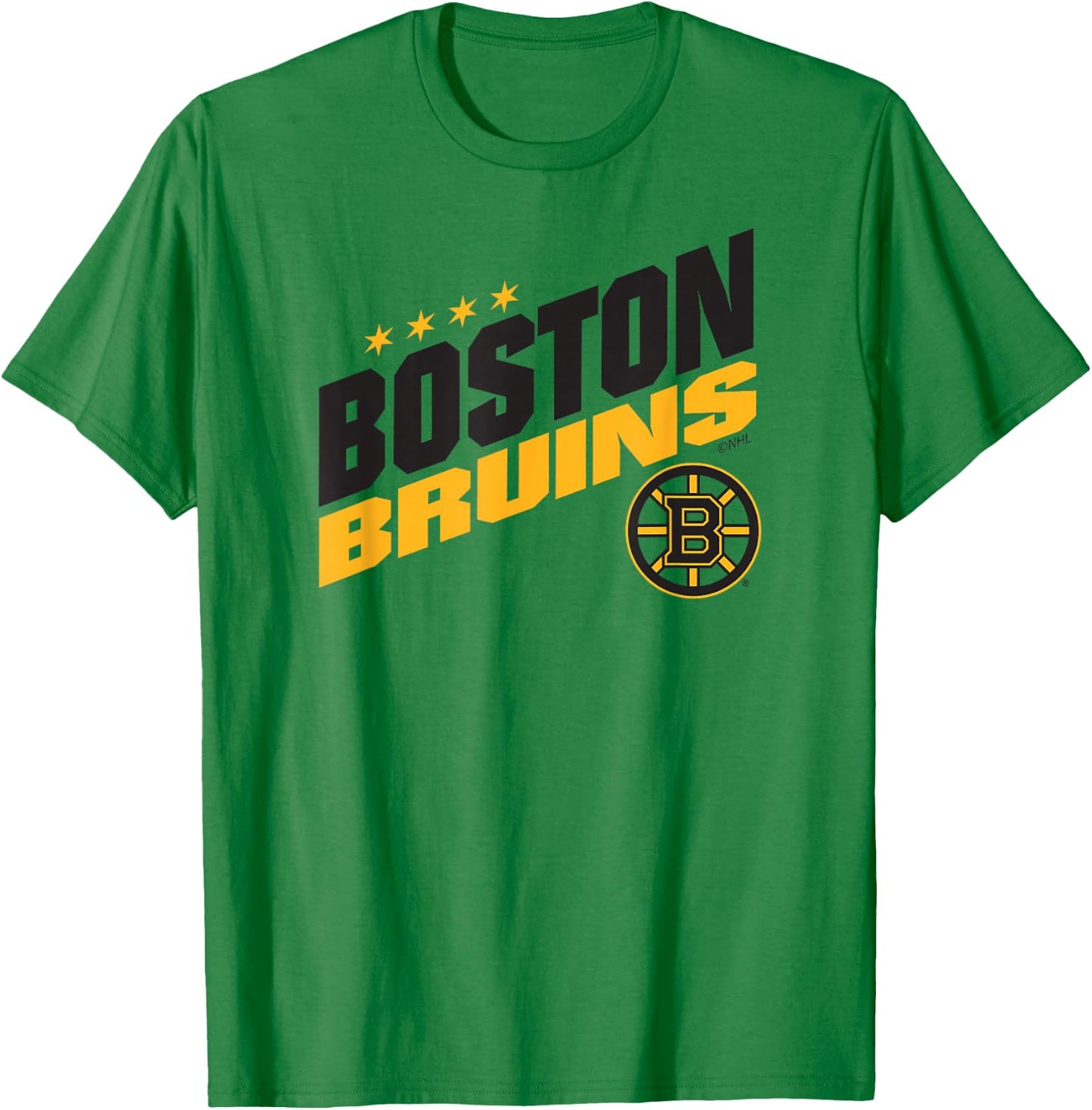Boston Bruins Fuel White Officially Licensed T-Shirt - T-Shirt | Irish Green