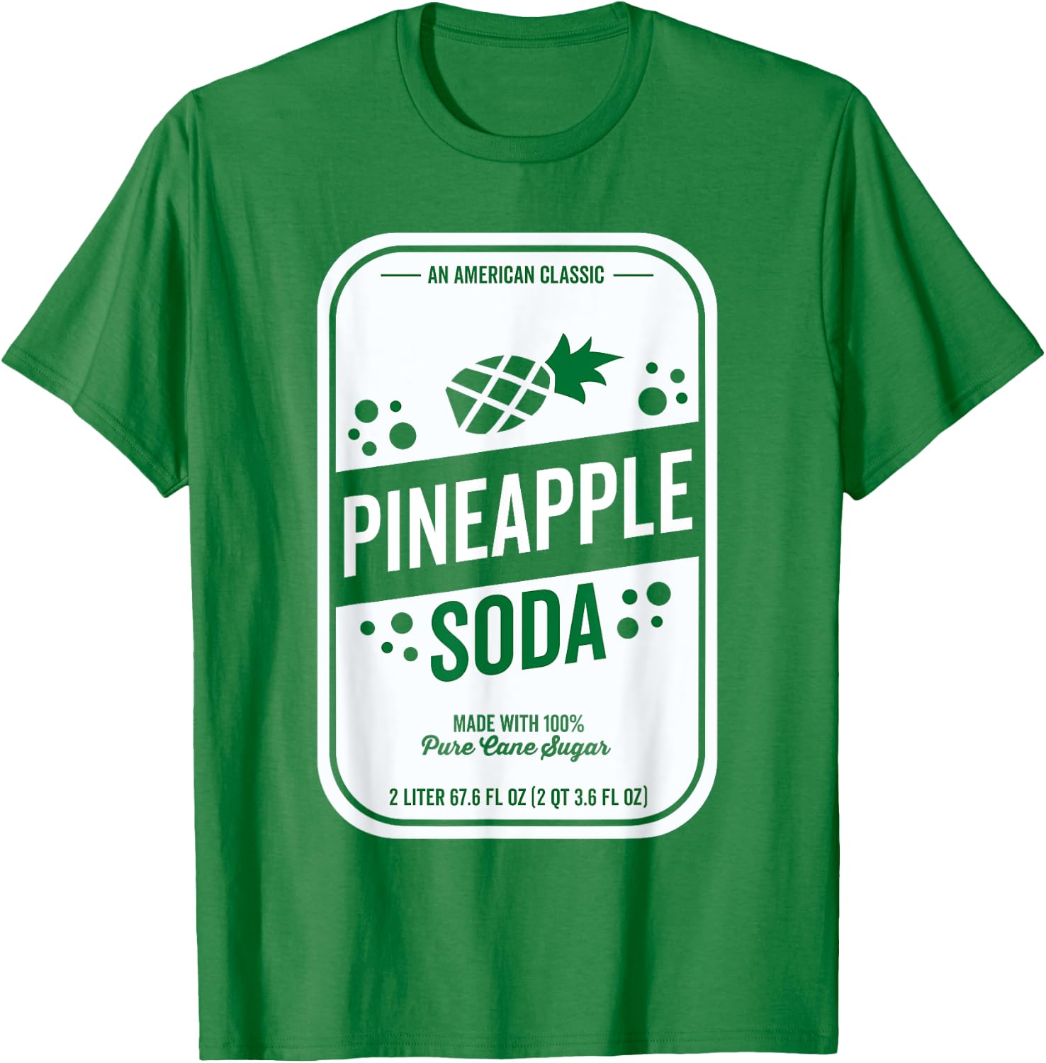 Soda Group Halloween Costume Pineapple Soda T-Shirt - T-Shirt | Irish Green
