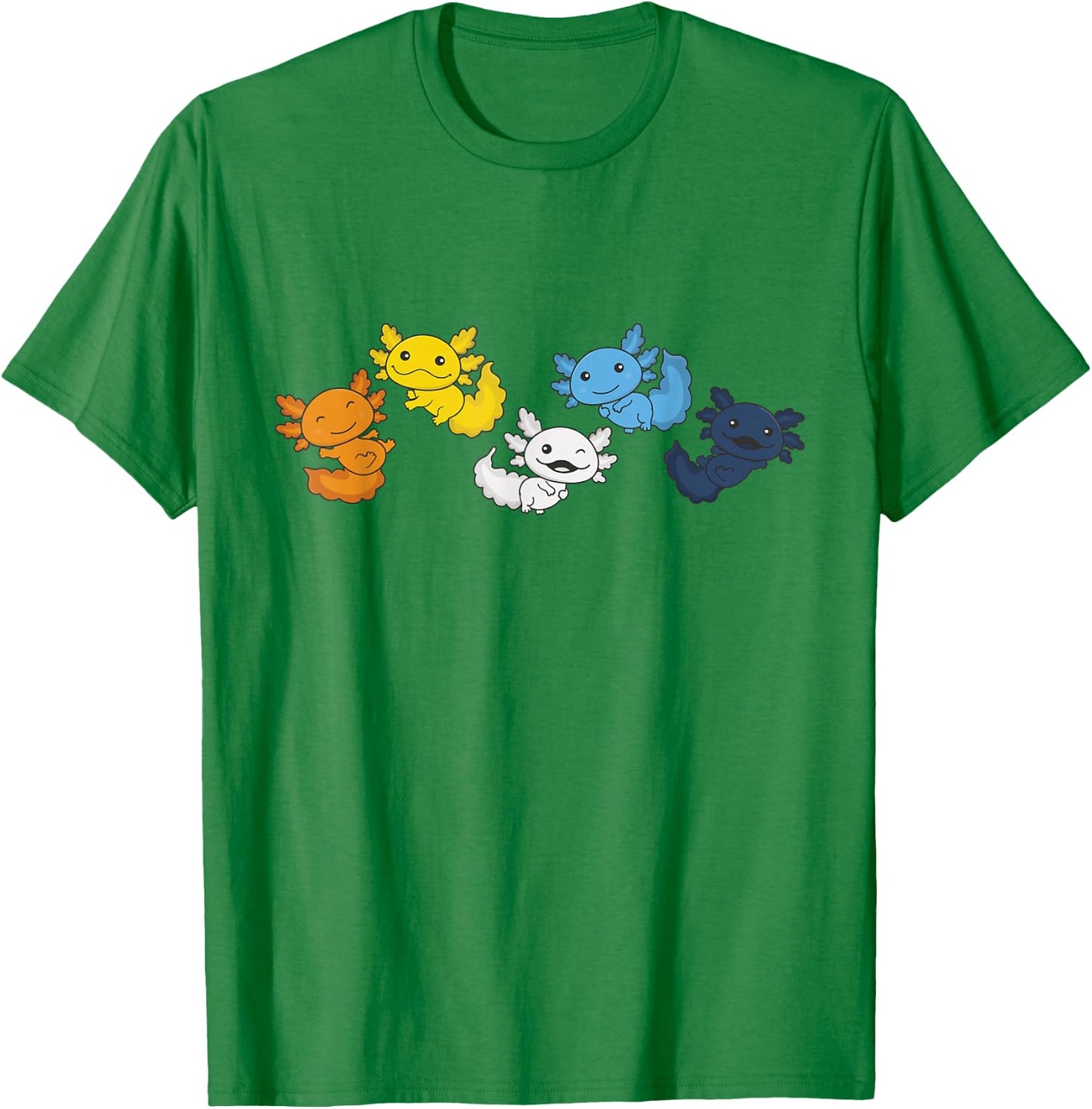 aroace Flag Pride LGBTQ Axolotl aroace T-Shirt - T-Shirt | Irish Green