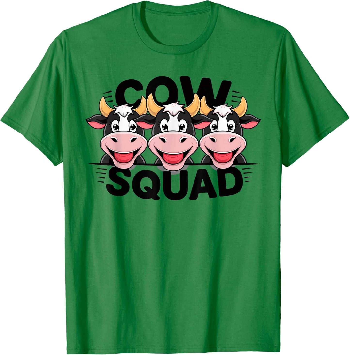 Cow Squad Design for Cow Lover Stuff | Kids Cow T-Shirt - T-Shirt | Irish Green