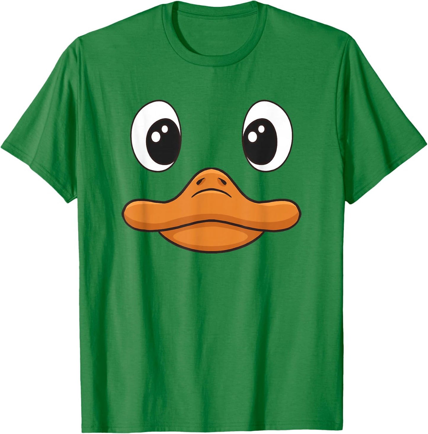 Duck Face Halloween Duck Costume Birthday Funny Duck Kids T-Shirt - T-Shirt | Irish Green