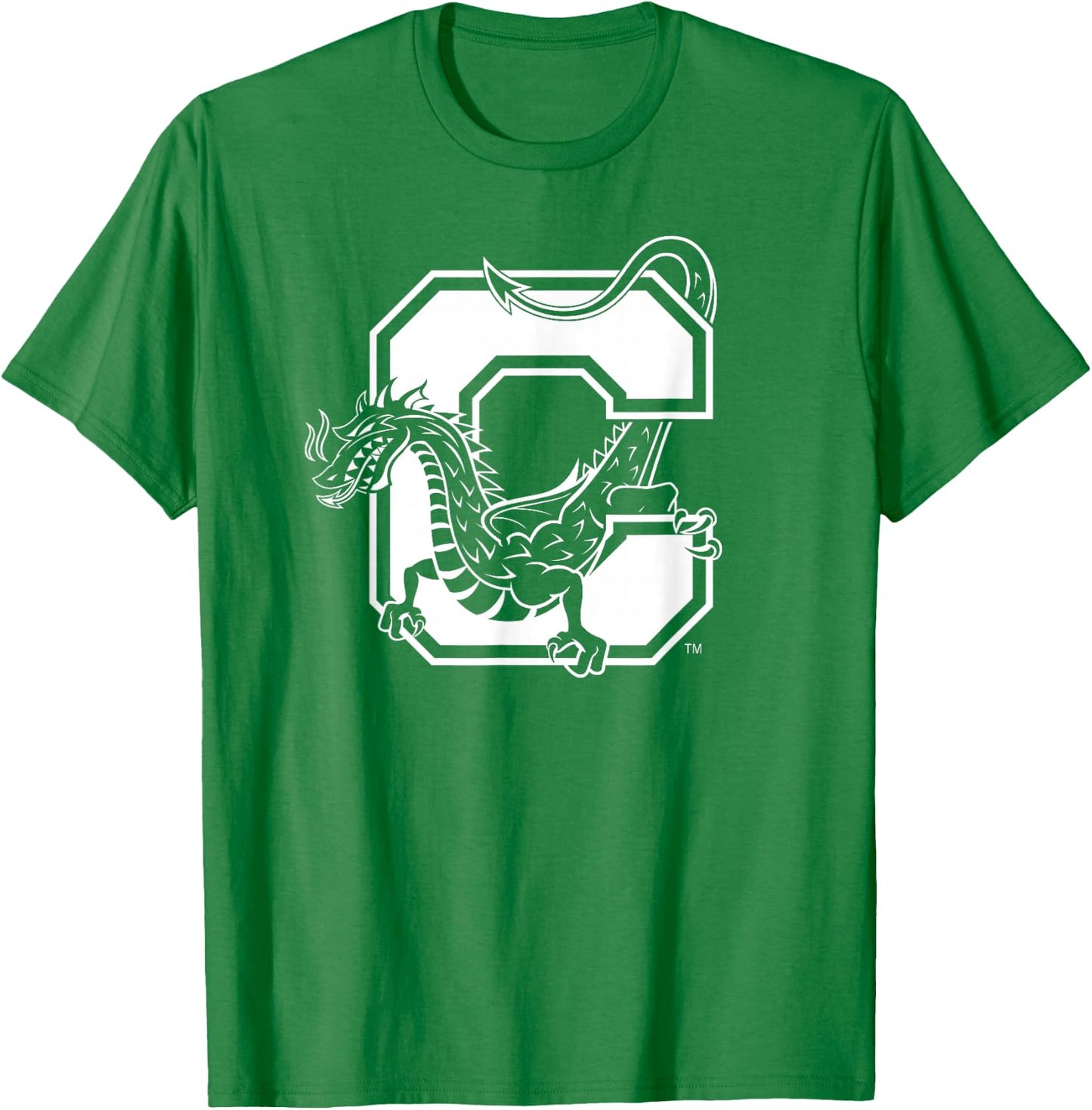 SUNY Cortland Red Dragons C Mark T-Shirt - T-Shirt | Irish Green