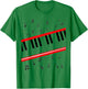 Hatfield Fashions Herren Weiß Cartoon Beat It , U-Ausschnitt, Kurzarm, S, Klein T-Shirt - T-Shirt | Irish Green