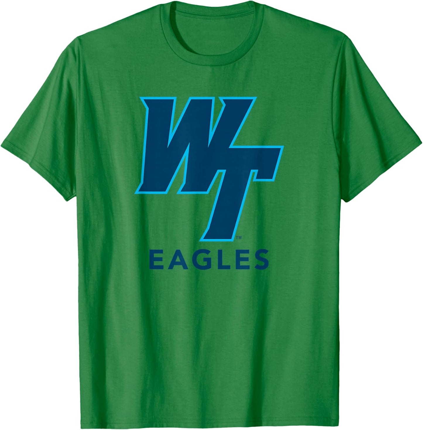 Wake Tech Eagles Wake Tech Community College WT Eagles Mark T-Shirt - T-Shirt | Irish Green
