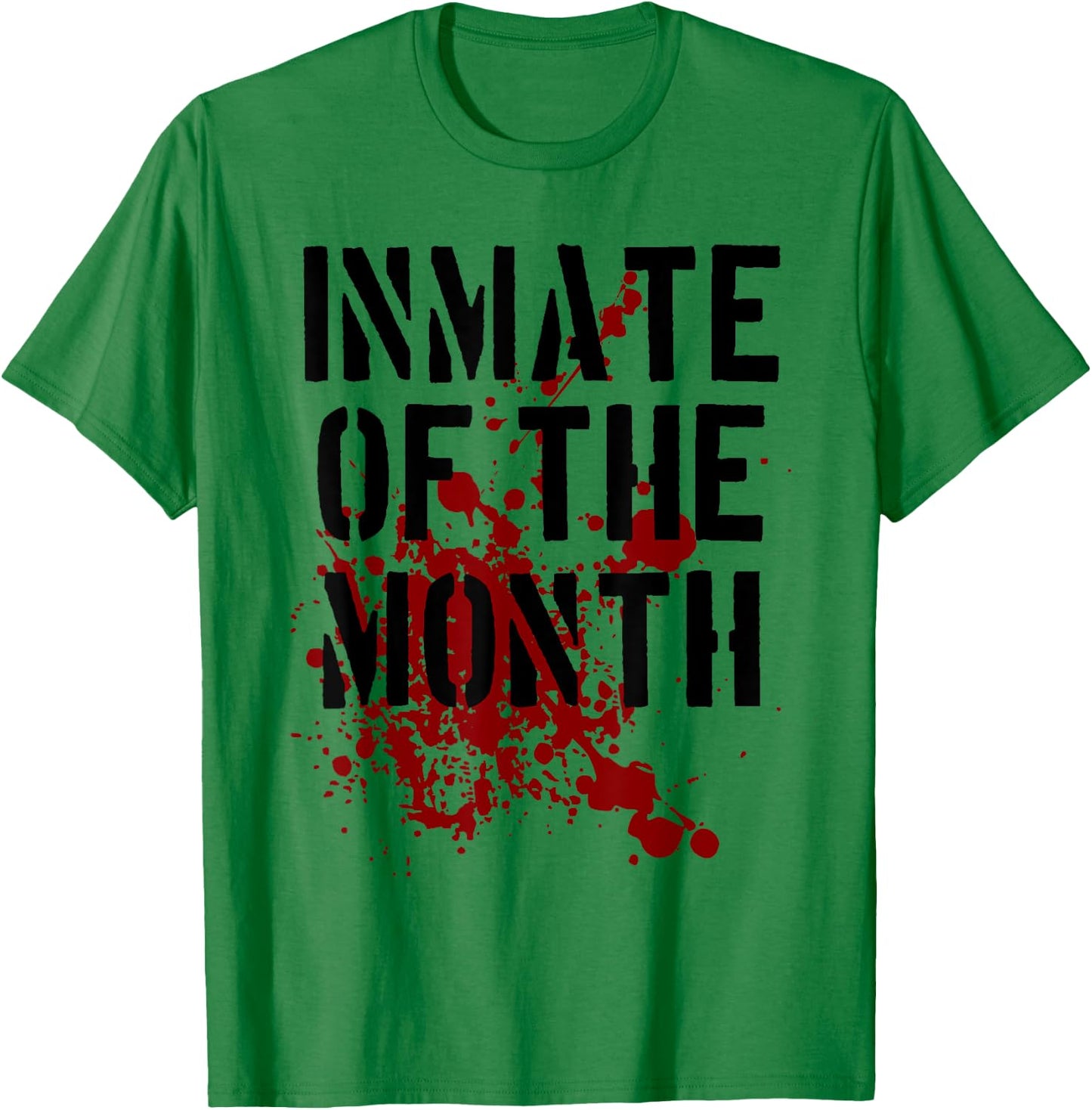 Inmate T Shirt Prisoner Outfit Inmate of the Month T-Shirt - T-Shirt | Irish Green