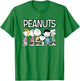 Peanuts - Peanuts Crew for Kids and Adults, Blue, S, Short Sleeve T-Shirt - T-Shirt | Irish Green