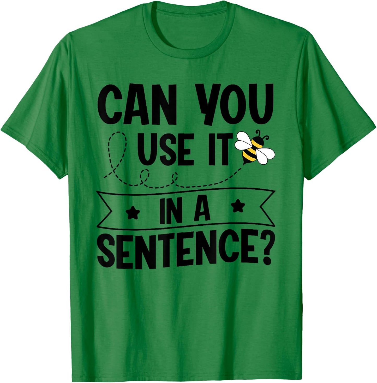 Spelling Bee School Design for a Spelling Bee champion T-Shirt - T-Shirt | Irish Green