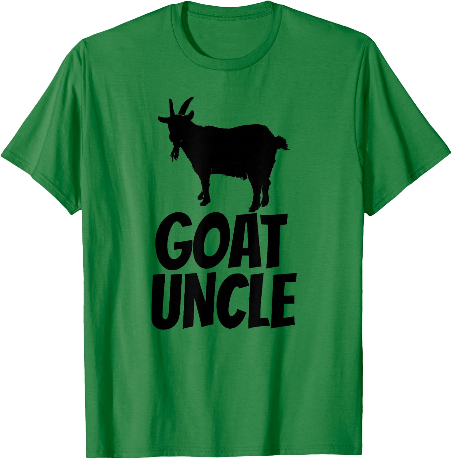 Goat Uncle - Goat Shirt Gift Goat Lovers T-Shirt - T-Shirt | Irish Green