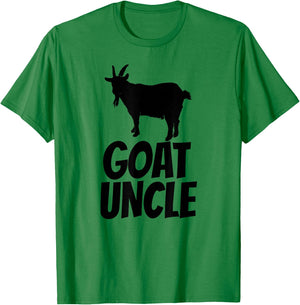 Goat Uncle - Goat Shirt Gift Goat Lovers T-Shirt - T-Shirt | Irish Green