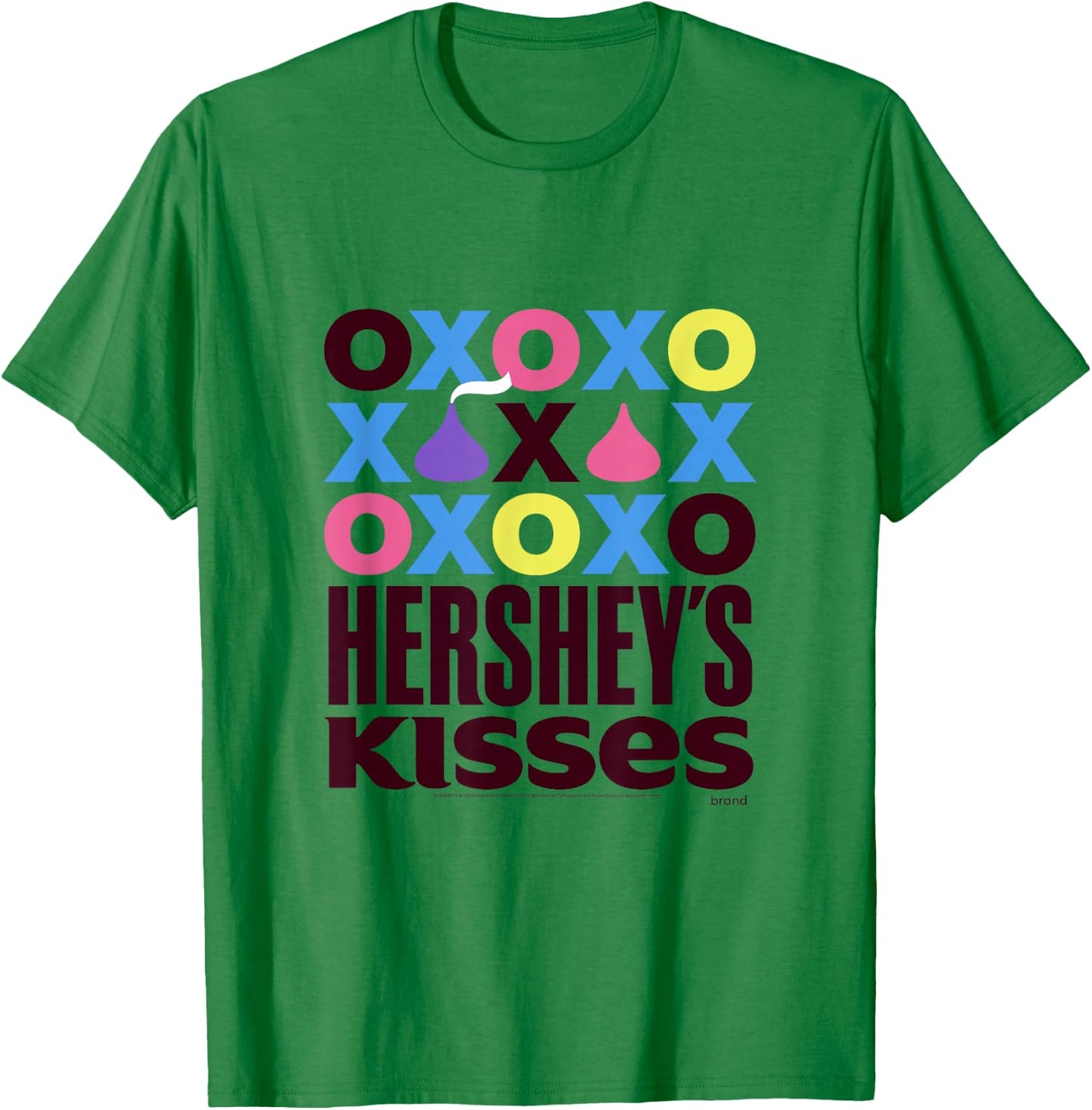 Hershey's Kisses Classic Logo Centered T-Shirt - T-Shirt | Irish Green