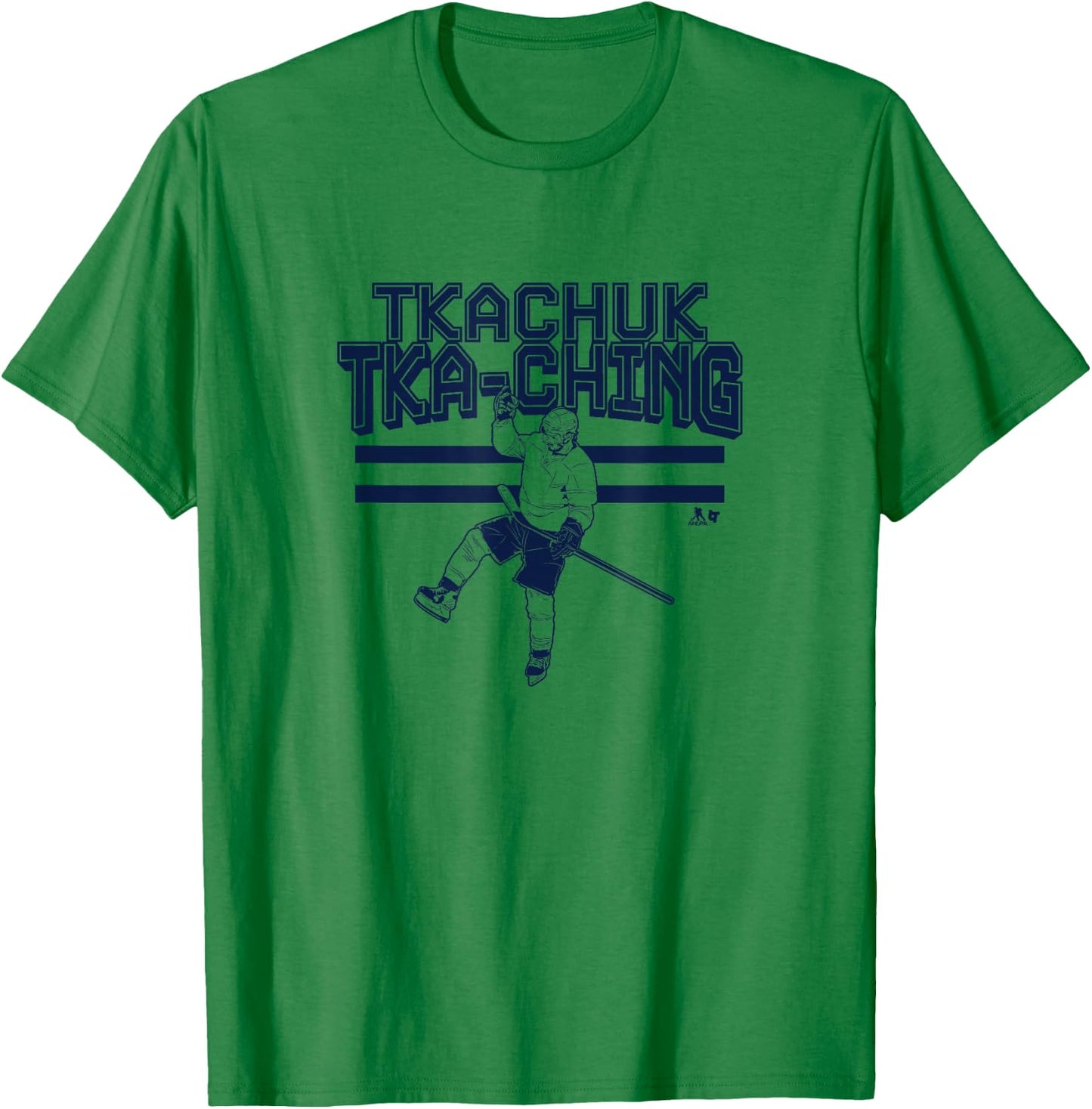 Matthew Tkachuk - TKA-Ching - Florida Hockey T-Shirt - T-Shirt | Irish Green