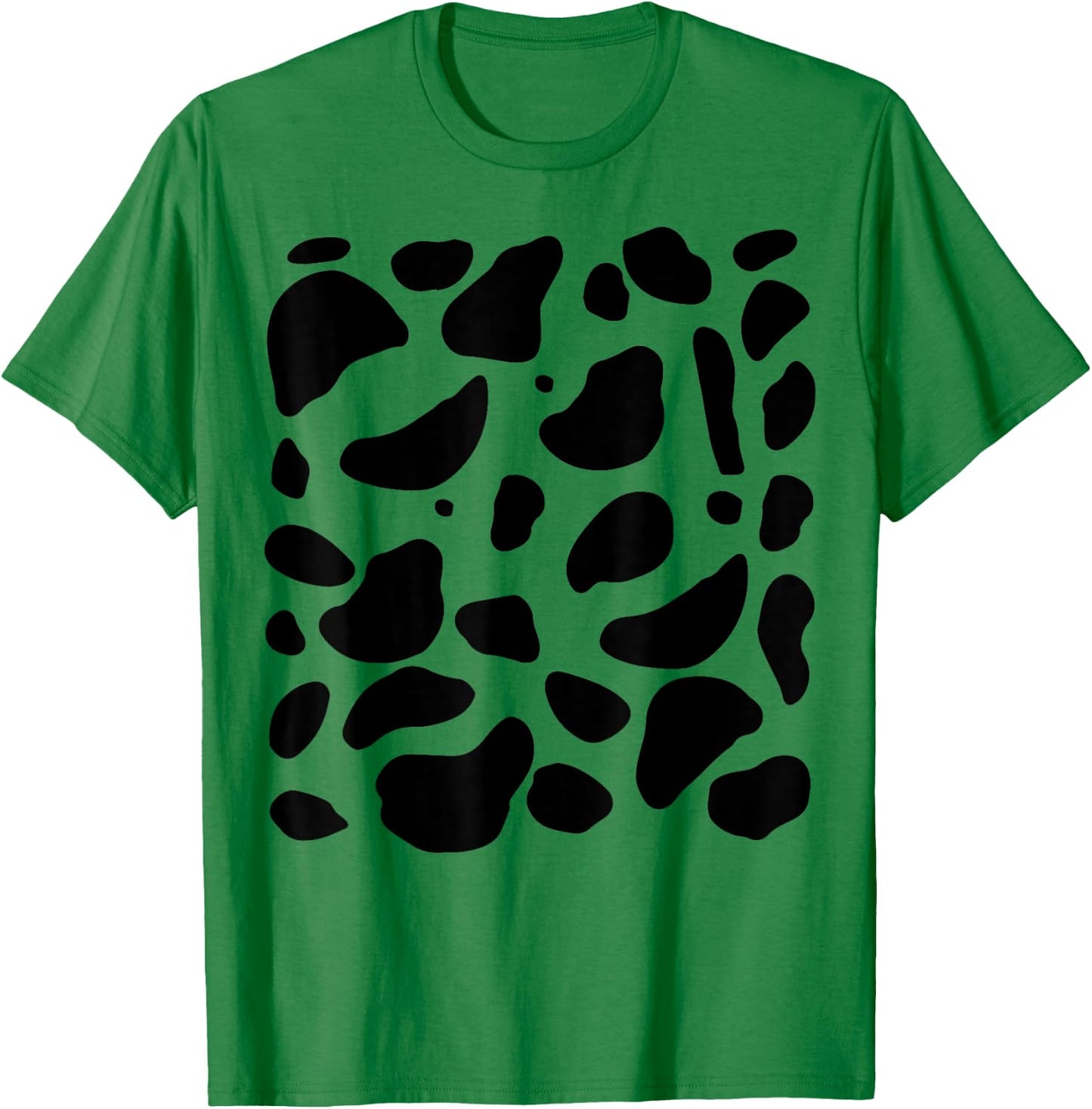 Funny Cow Costume Easy Calf DIY Halloween Cow Print Animals T-Shirt - T-Shirt | Irish Green
