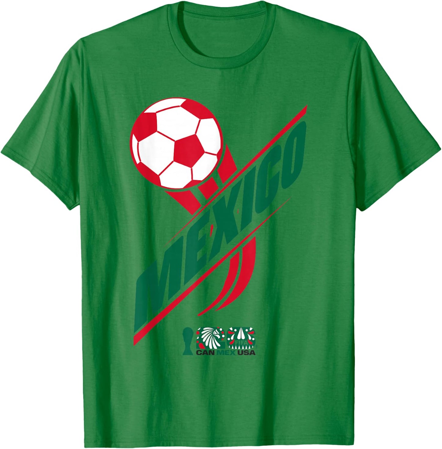 FIFA World CUP26 Mexiko Host Country Ball T-Shirt - T-Shirt | Irish Green