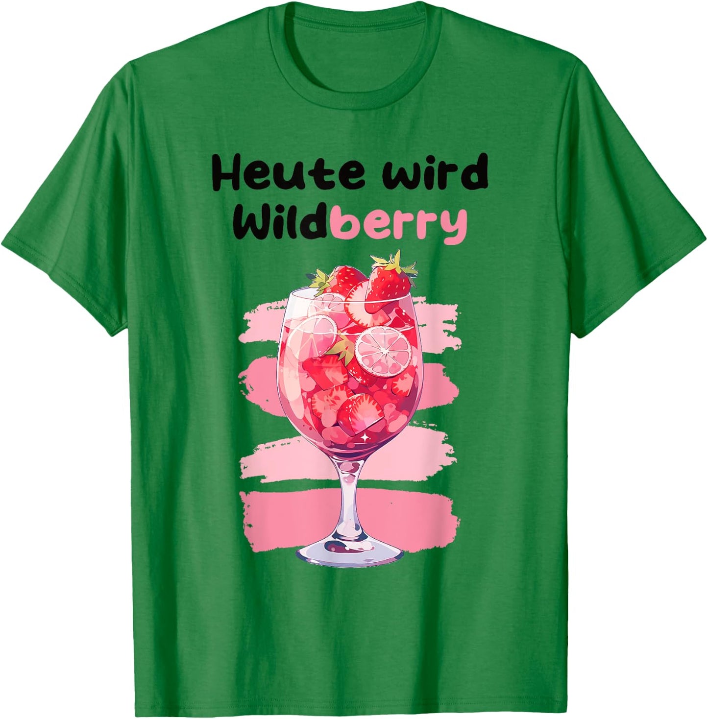 "Heute wird Wildberry Lillet , White T-Shirt - T-Shirt | Irish Green