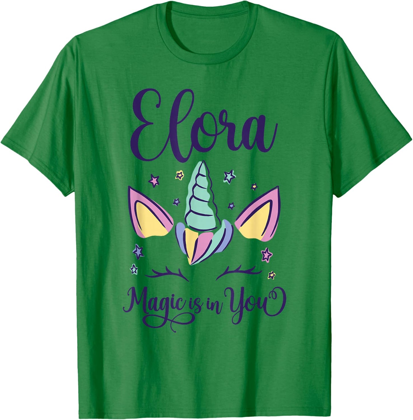 First Name Elora Personalized Elora T-Shirt - T-Shirt | Irish Green