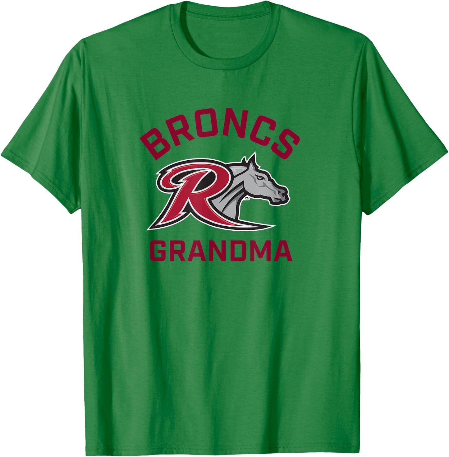 Rider University Broncs Arched Grandma T-Shirt - T-Shirt | Irish Green