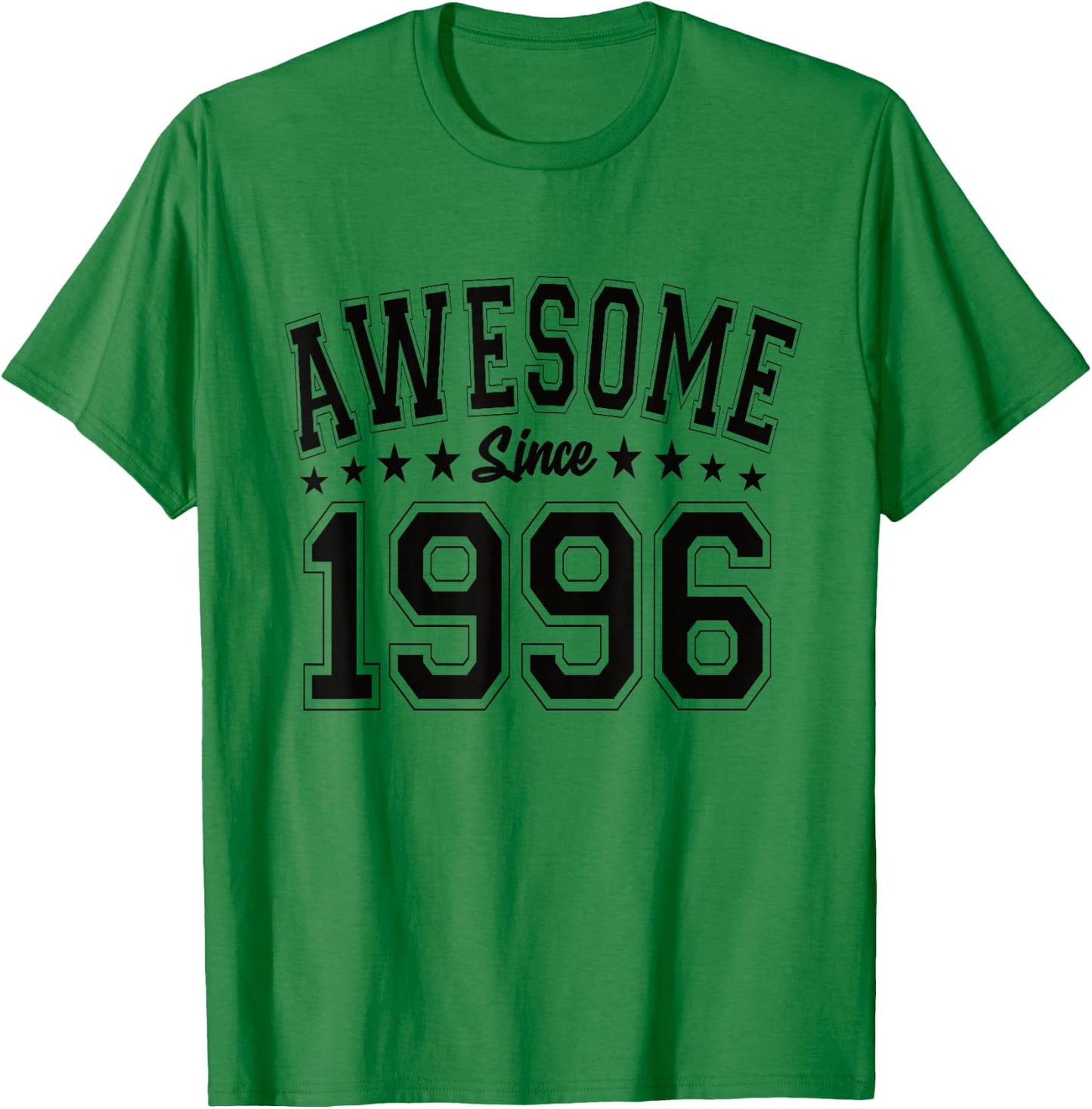 Awesome Since 1996 Birthday Awesome Vintage 1996 T-Shirt - T-Shirt | Irish Green
