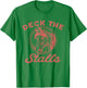 Horse Christmas Deck the Stalls Horse Xmas Horse Lover Xmas T-Shirt - T-Shirt | Irish Green