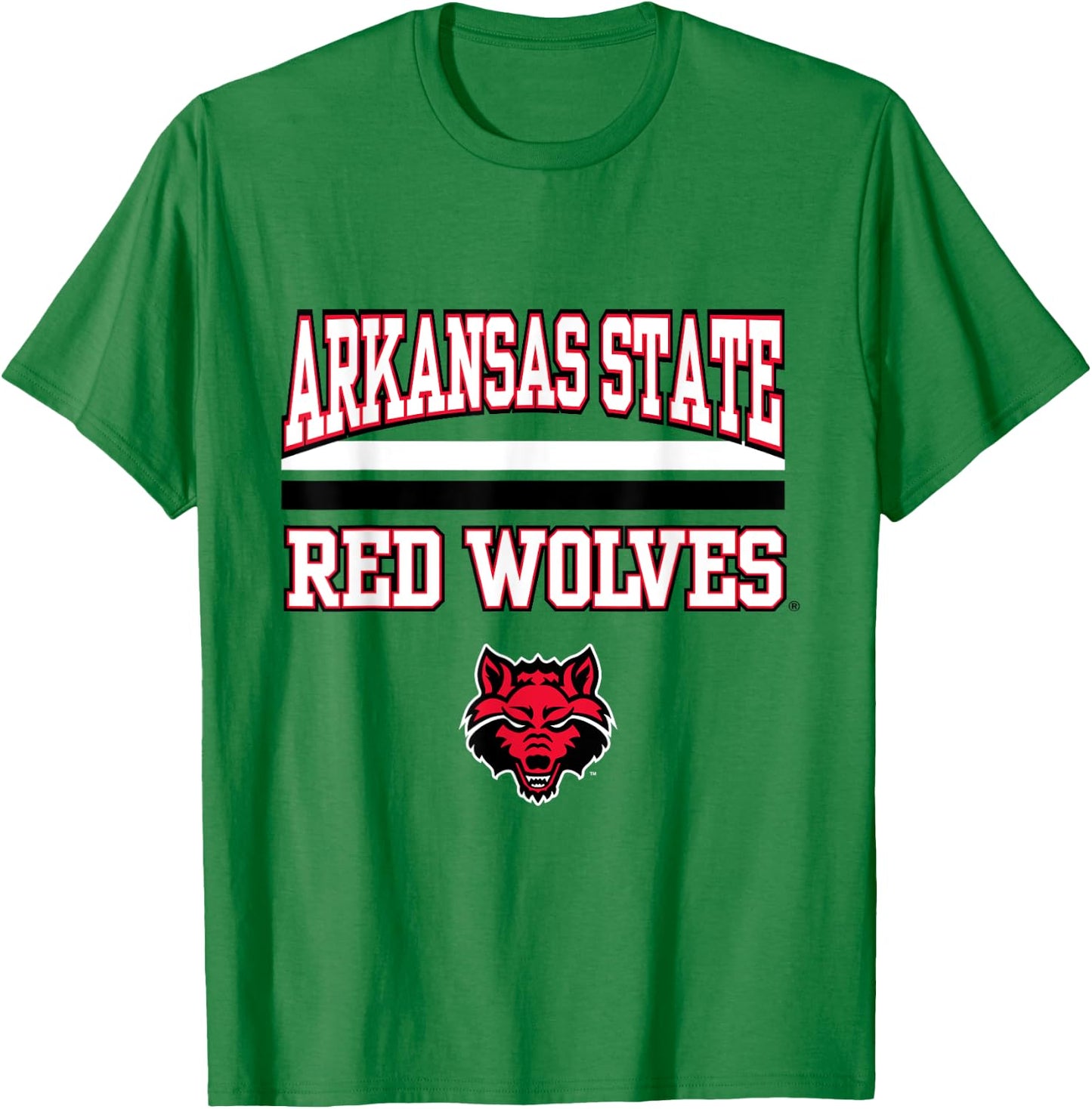 Arkansas State Wolves |NCAA University Merch | VNPARKST301 T-Shirt - T-Shirt | Irish Green