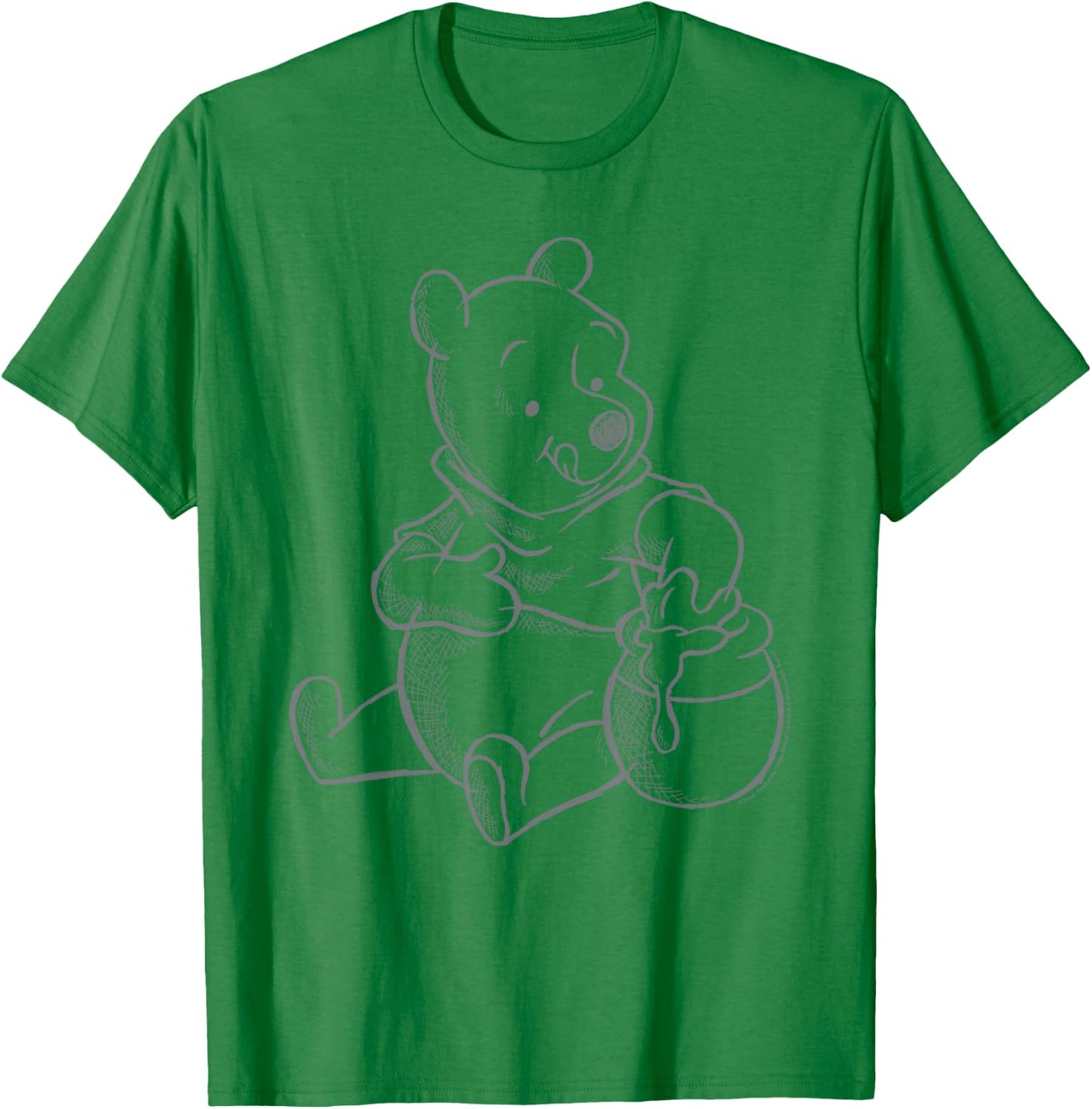 Disney Winnie the Pooh Sketch T-Shirt - T-Shirt | Irish Green
