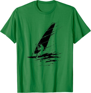 Windsurfer Windsurf-Foiling T-Shirt - T-Shirt | Irish Green