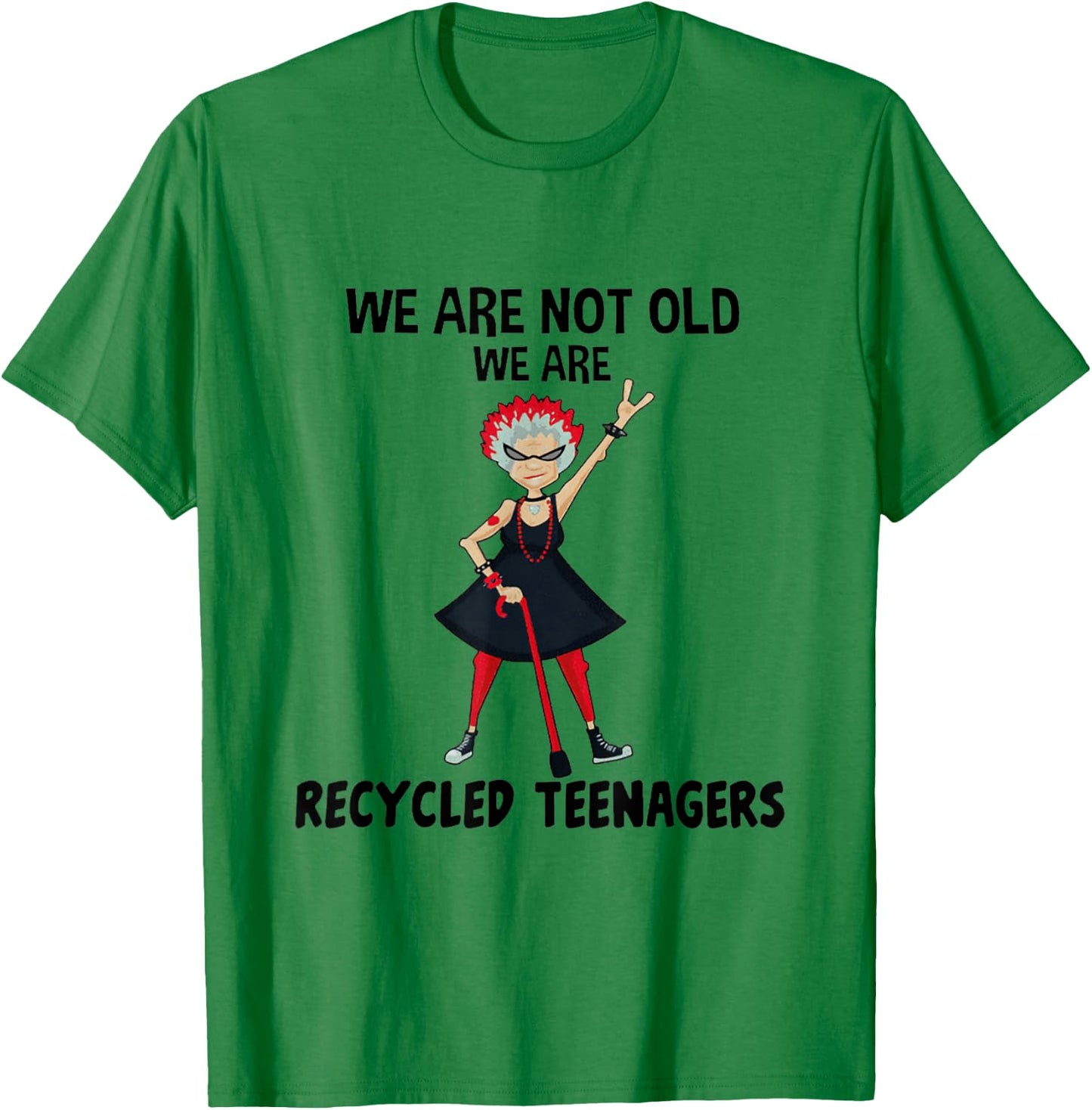 We Are Recycled Teenagers T-Shirt - T-Shirt | Irish Green